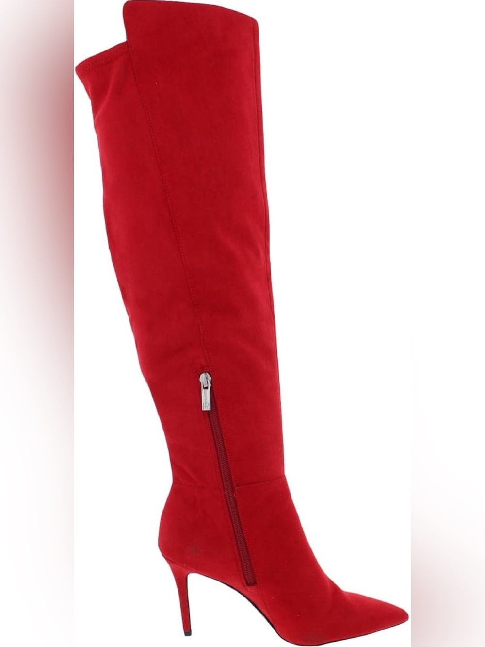 Jessica Simpson Red Over-the-Knee Stiletto Boots